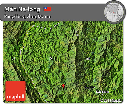 Satellite Map of Mān Na-long