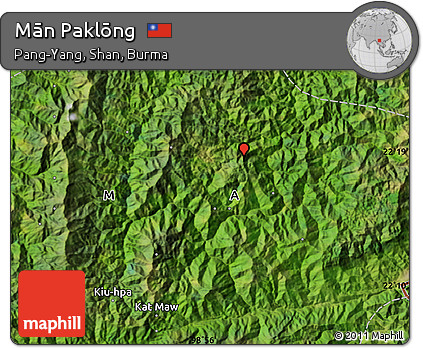 Satellite Map of Mān Paklōng