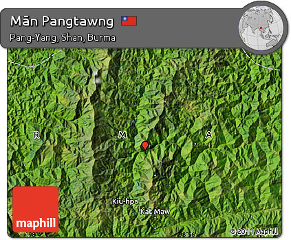 Satellite Map of Mān Pangtawng