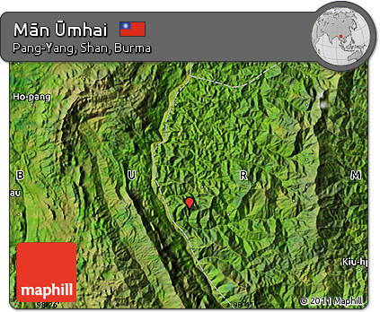 Satellite Map of Mān Ūmhai