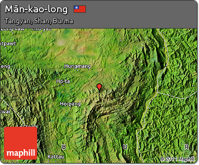 Satellite Map of Mān-kao-long