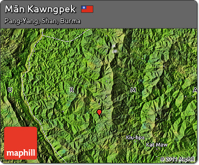 Satellite Map of Mān Kawngpek