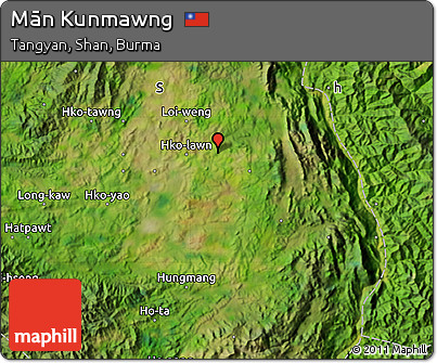 Satellite Map of Mān Kunmawng