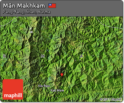 Satellite Map of Mān Makhkam