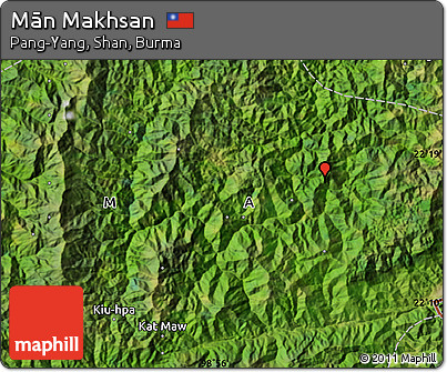 Satellite Map of Mān Makhsan