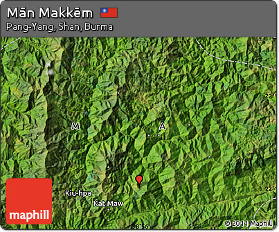 Satellite Map of Mān Makkēm