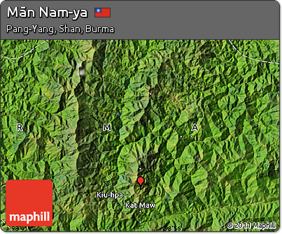 Satellite Map of Mān Nam-ya