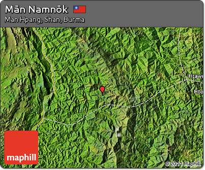 Satellite Map of Mān Namnōk