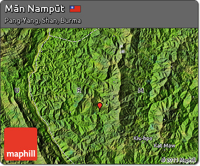 Satellite Map of Mān Nampūt