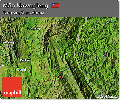Satellite Map of Mān Nawngleng
