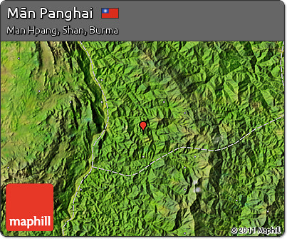 Satellite Map of Mān Panghai