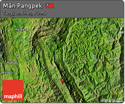 Satellite Map of Mān Pangpek