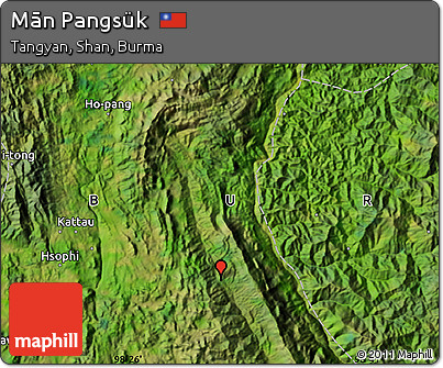 Satellite Map of Mān Pangsük