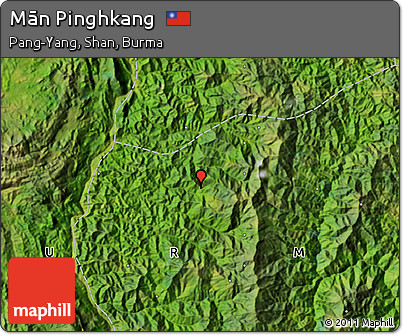 Satellite Map of Mān Pinghkang