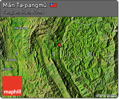 Satellite Map of Mān Ta-pangmū