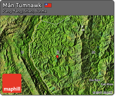 Satellite Map of Mān Tumnawk