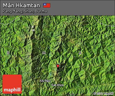 Satellite Map of Mān Hkamtan