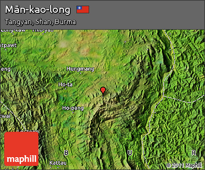 Satellite Map of Mān-kao-long