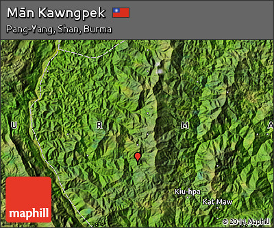Satellite Map of Mān Kawngpek