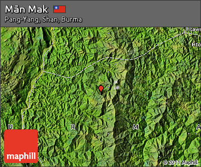 Satellite Map of Mān Mak