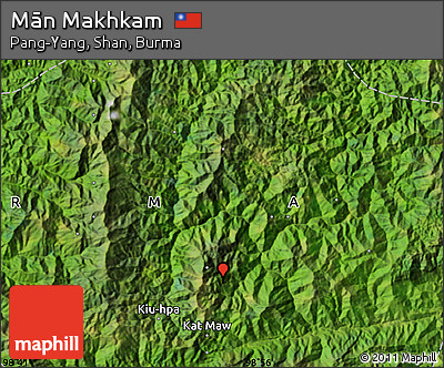 Satellite Map of Mān Makhkam