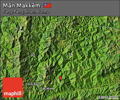 Satellite Map of Mān Makkēm
