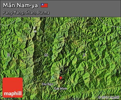 Satellite Map of Mān Nam-ya