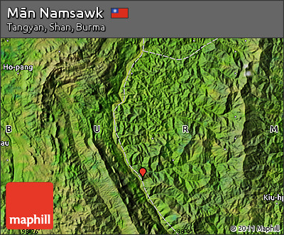 Satellite Map of Mān Namsawk