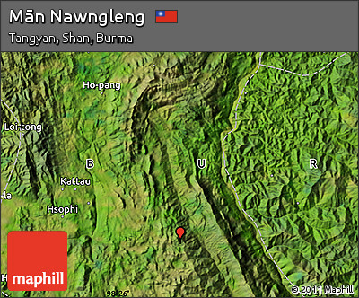 Satellite Map of Mān Nawngleng