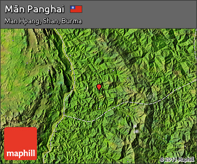 Satellite Map of Mān Panghai