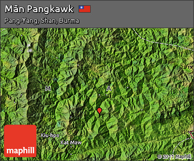 Satellite Map of Mān Pangkawk