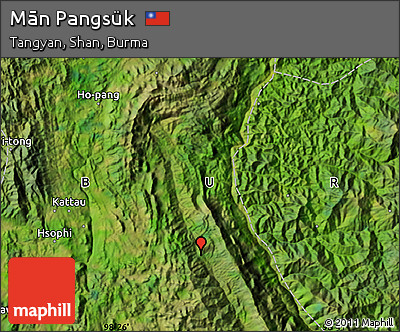 Satellite Map of Mān Pangsük