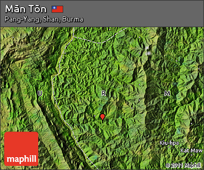 Satellite Map of Mān Tōn