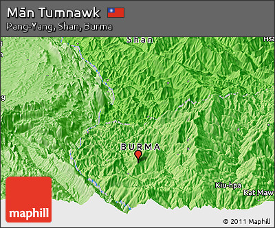 Political Panoramic Map of Mān Tumnawk