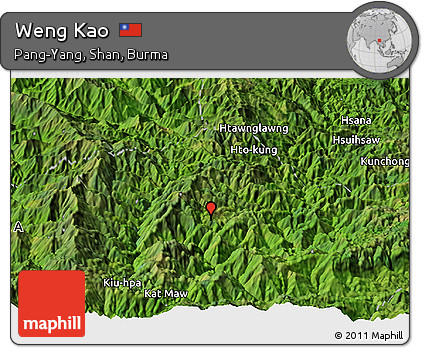 Satellite Panoramic Map of Weng Kao