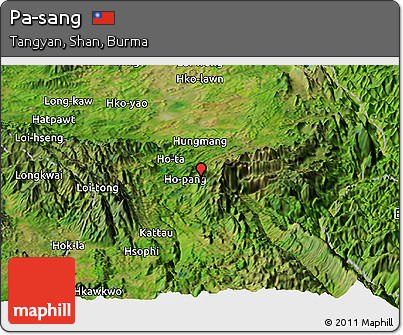 Satellite Panoramic Map of Pa-sang