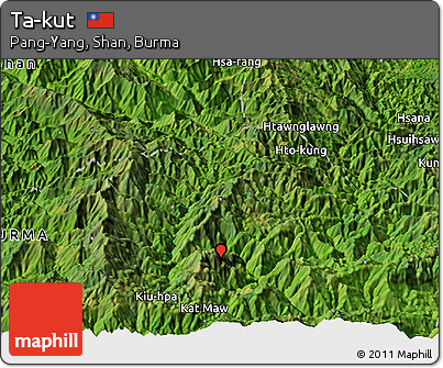 Satellite Panoramic Map of Ta-kut