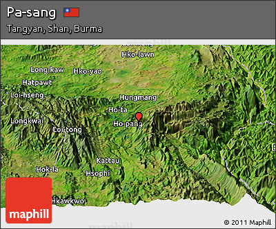 Satellite Panoramic Map of Pa-sang
