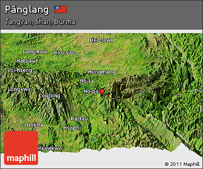 Satellite Panoramic Map of Pānglang