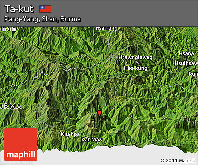 Satellite Panoramic Map of Ta-kut