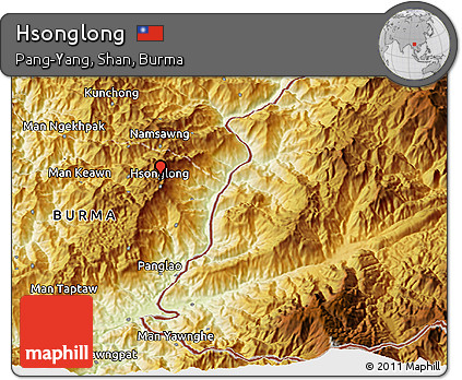 Physical 3D Map of Hsonglong