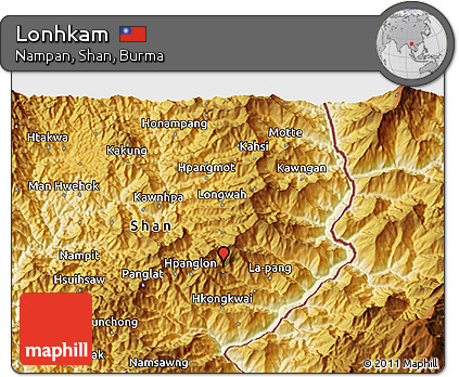Physical 3D Map of Lonhkam