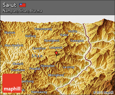 Physical 3D Map of Sa-ut
