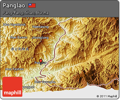 Physical 3D Map of Panglao