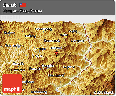 Physical 3D Map of Sa-ut