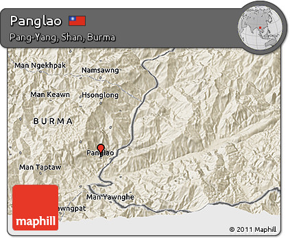 Shaded Relief 3D Map of Panglao