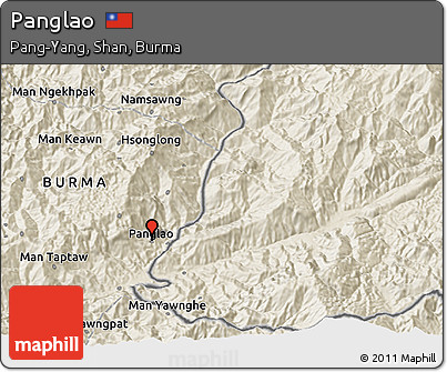 Shaded Relief 3D Map of Panglao