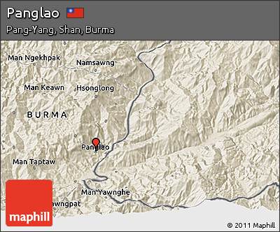 Shaded Relief 3D Map of Panglao