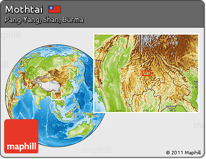 Physical Location Map of Mothtai