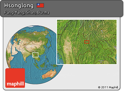 Satellite Location Map of Hsonglong